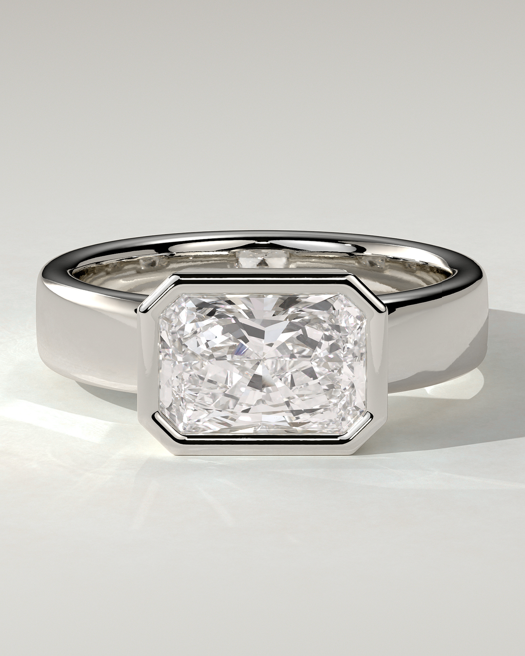 Frankie Bezel Radiant Ring