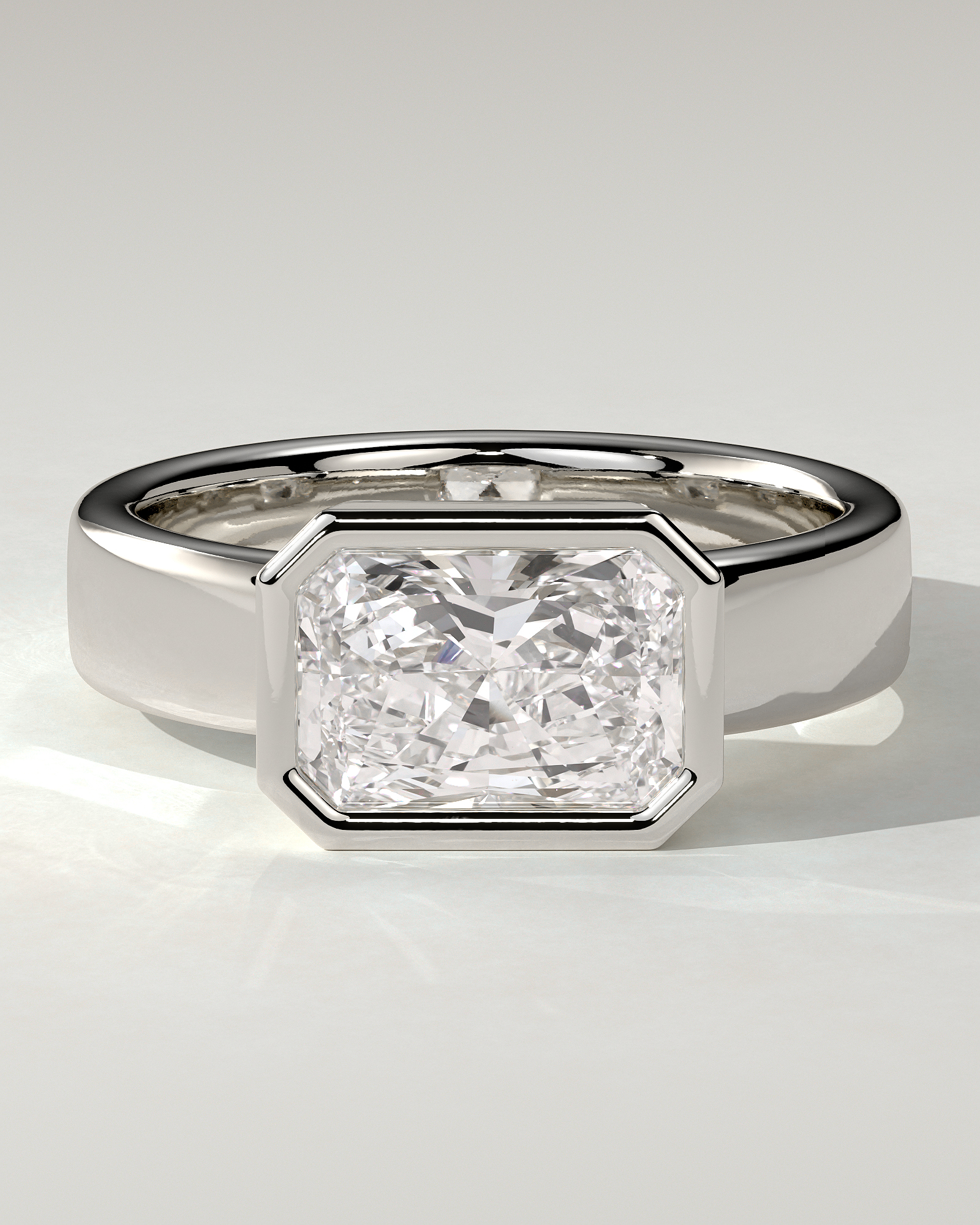 Frankie Bezel Radiant Ring