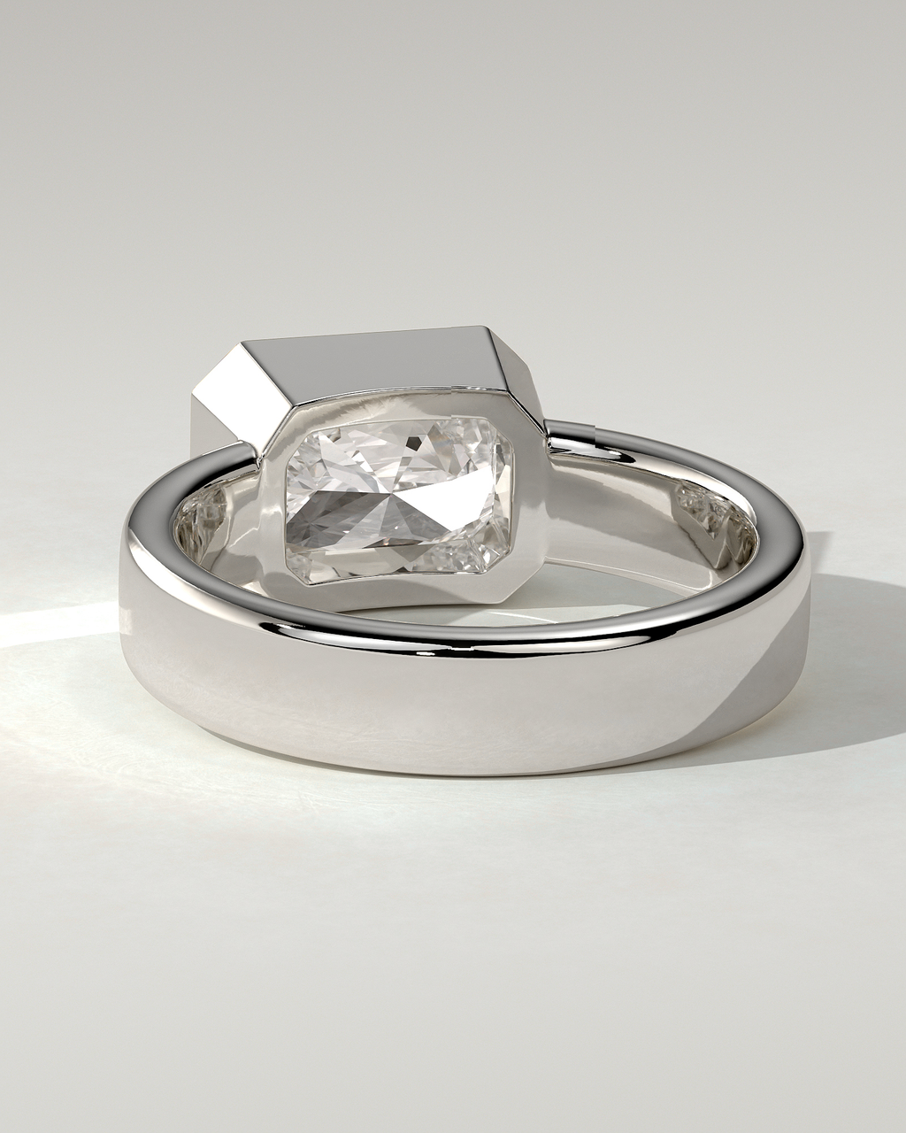 Frankie Bezel Radiant Ring