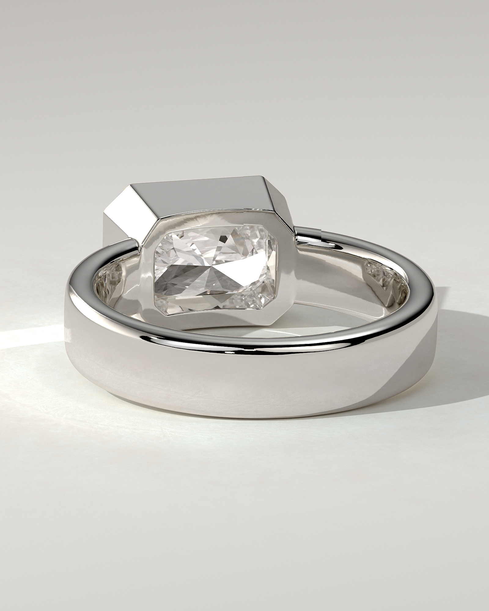 Frankie Bezel Radiant Ring