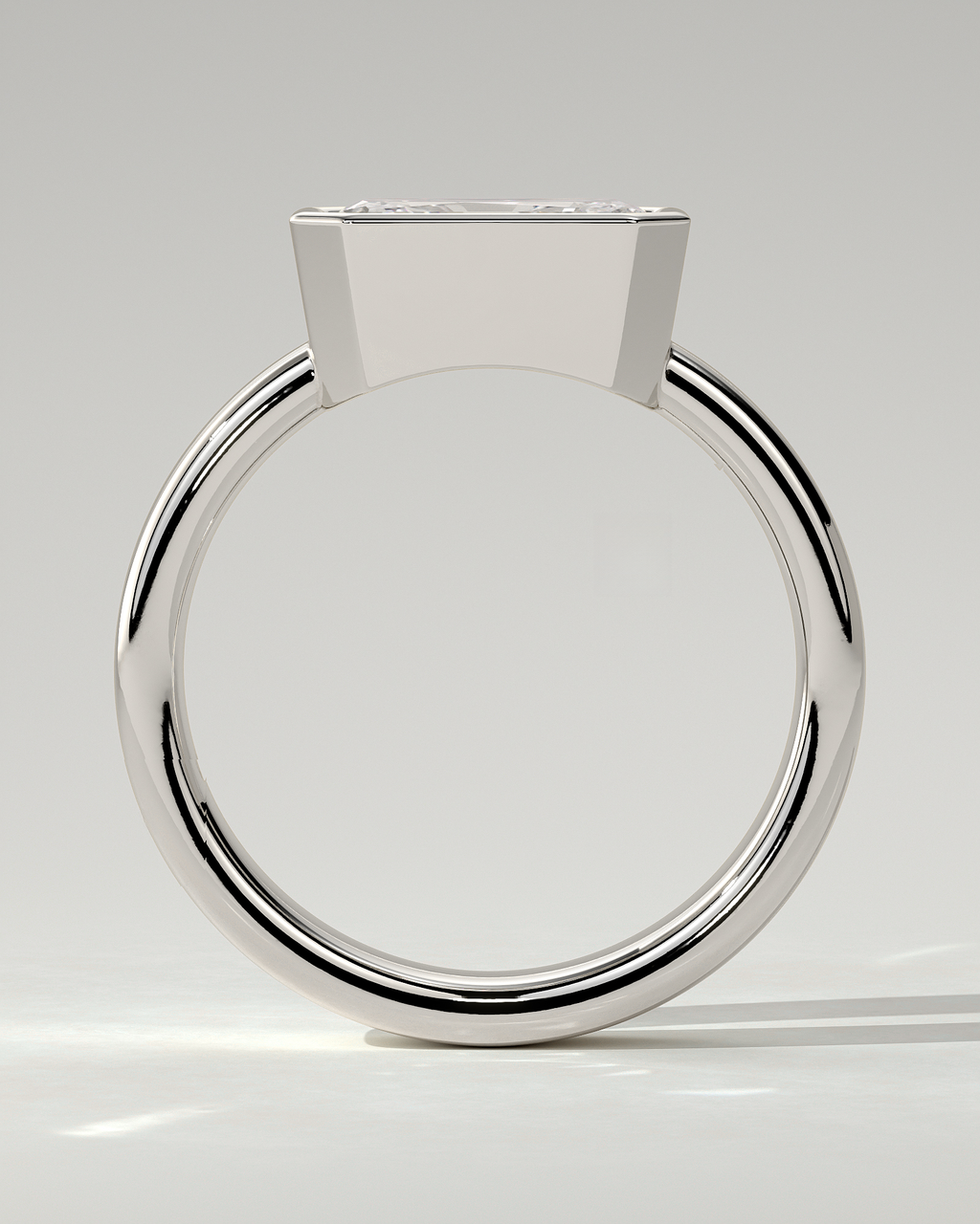 Frankie Bezel Radiant Ring
