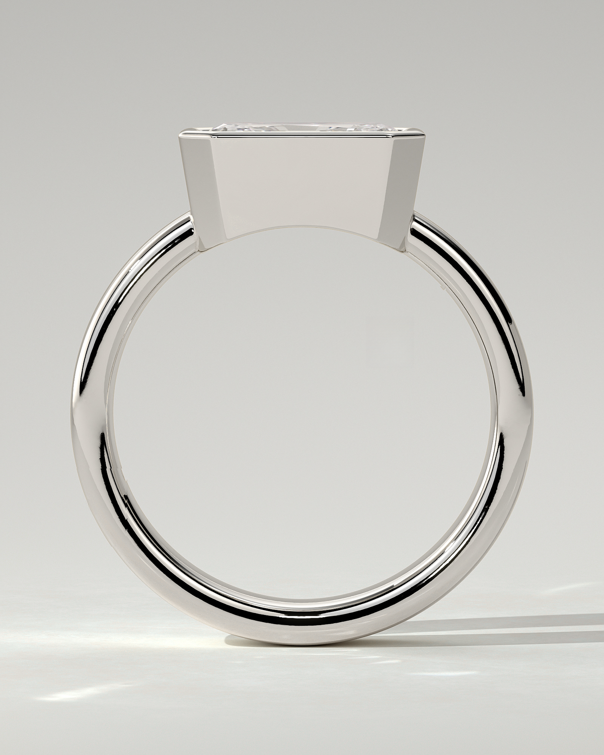 Frankie Bezel Radiant Ring