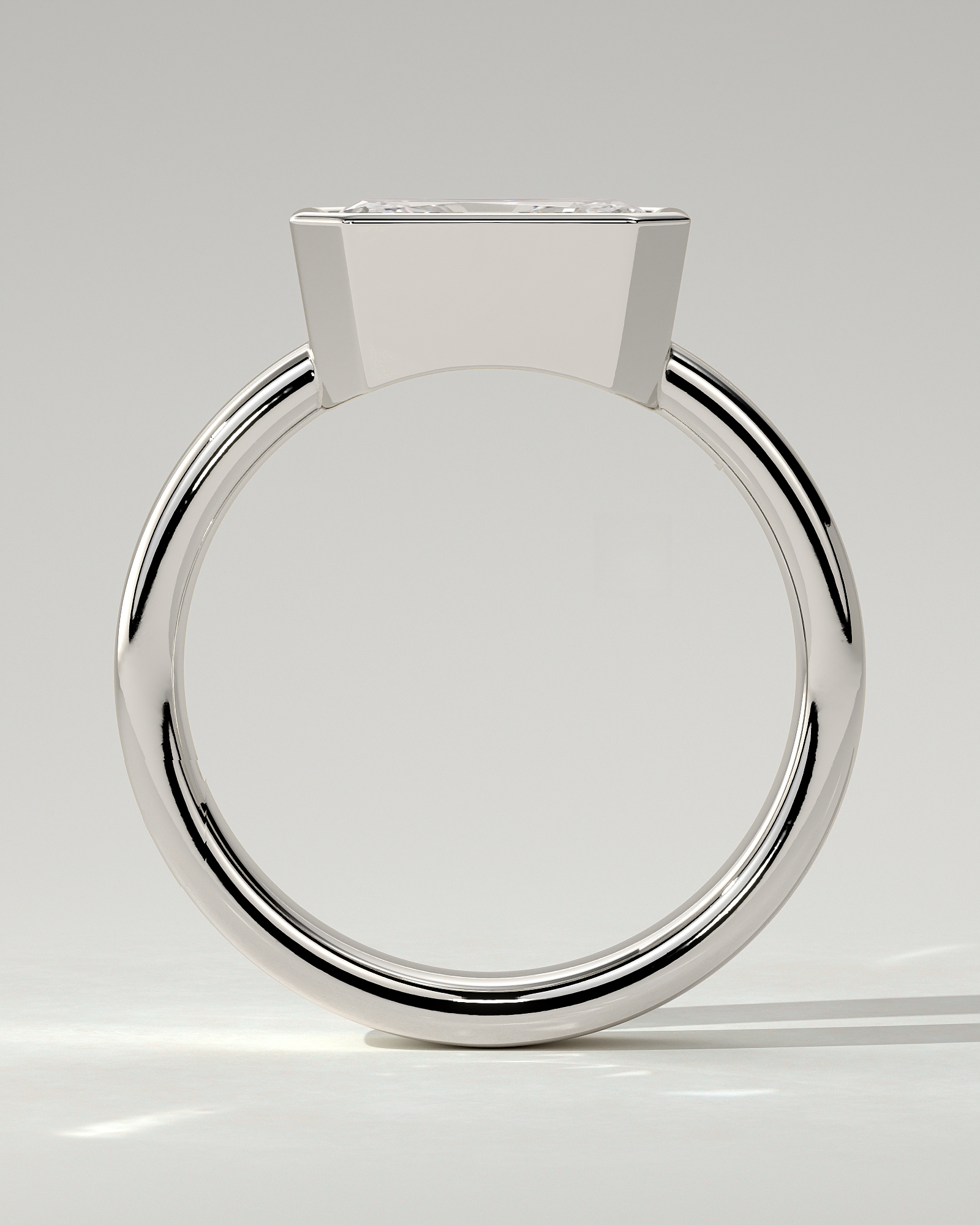 Frankie Bezel Radiant Ring