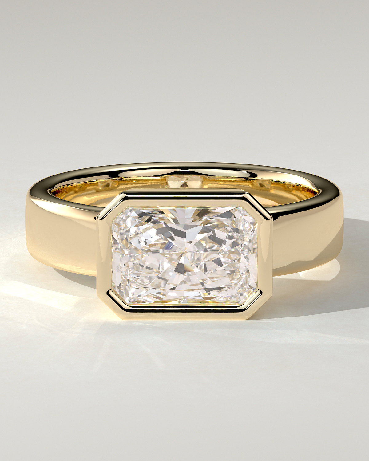 Frankie Bezel Radiant Ring