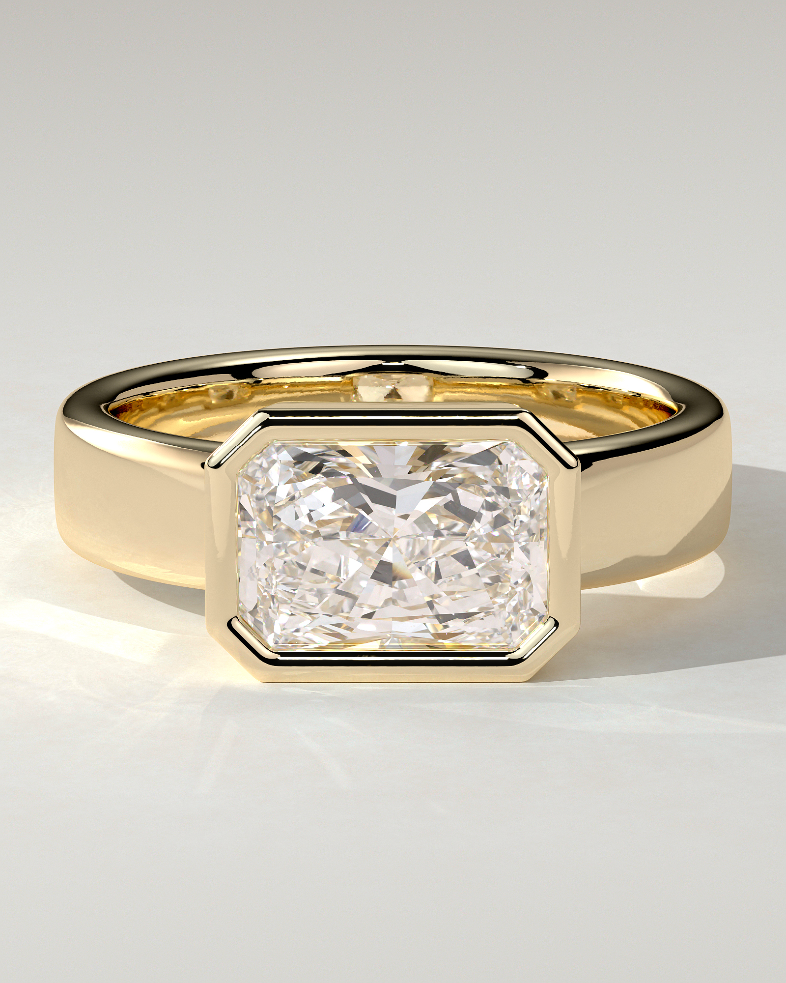 Frankie Bezel Radiant Ring
