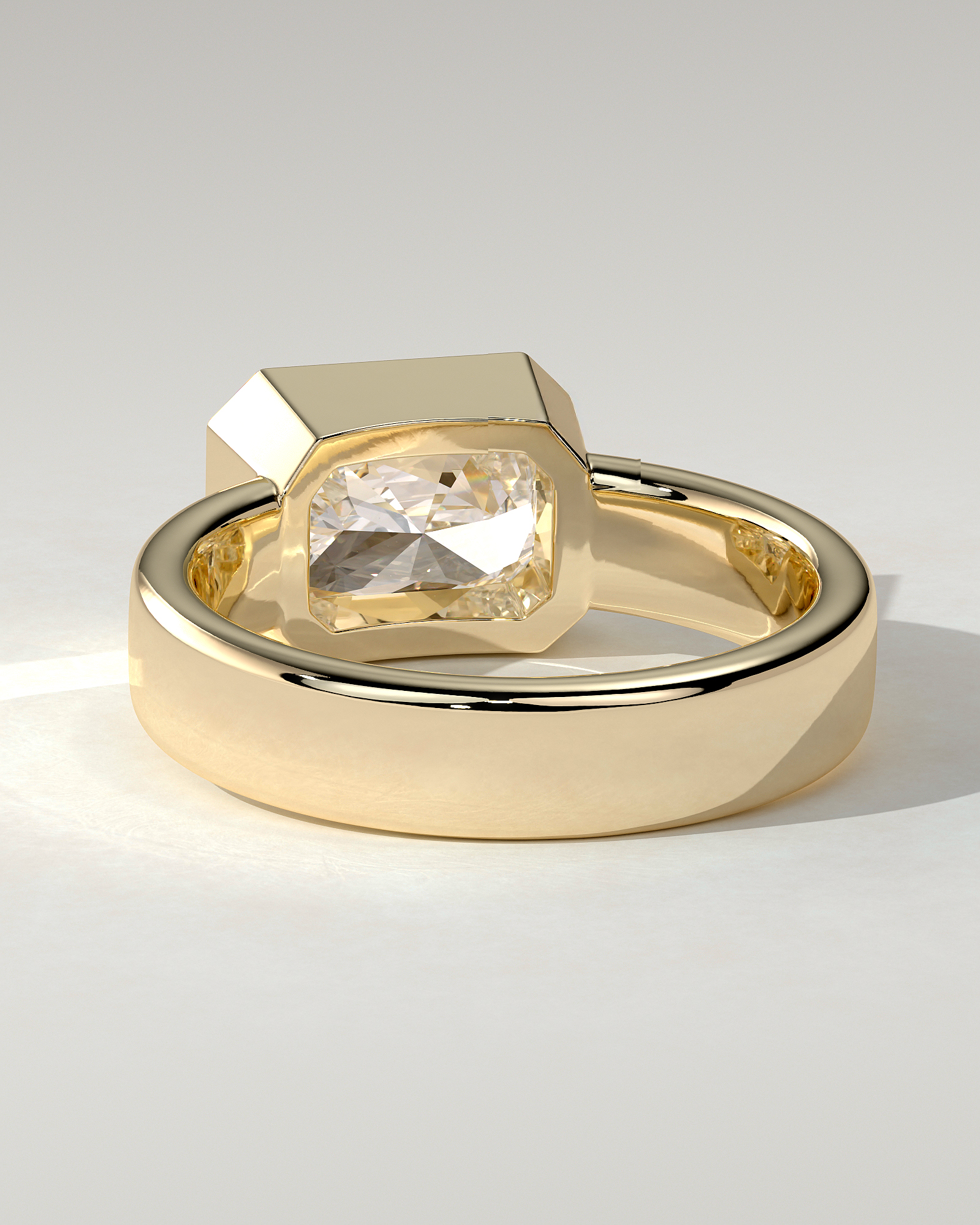 Frankie Bezel Radiant Ring