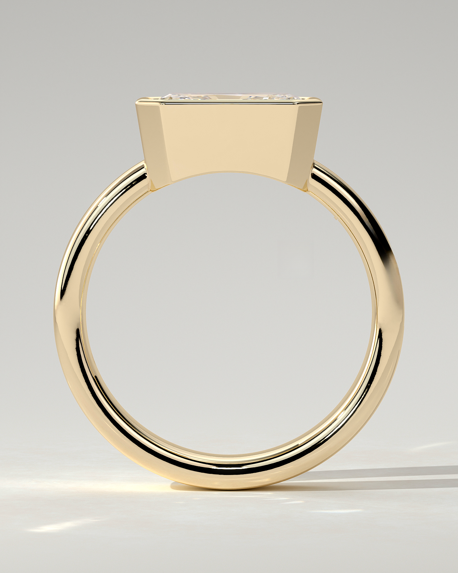 Frankie Bezel Radiant Ring