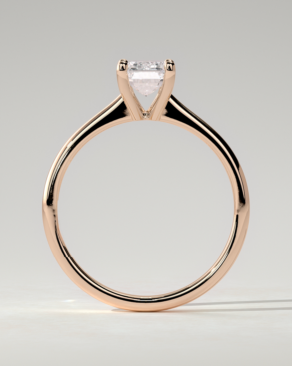Freya Solitaire Emerald Ring