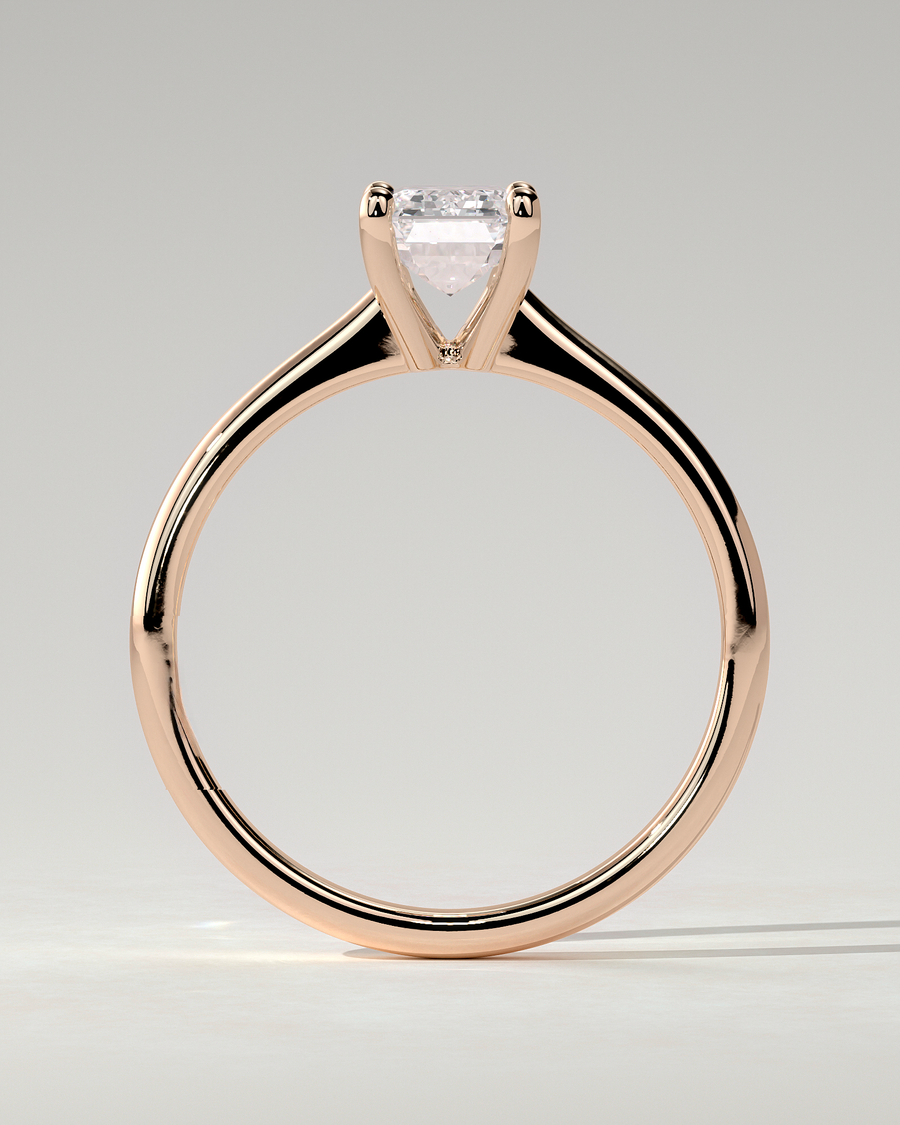 Freya Solitaire Emerald Ring