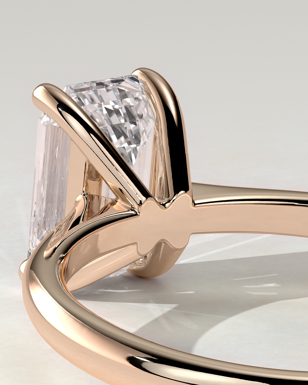 Freya Solitaire Emerald Ring