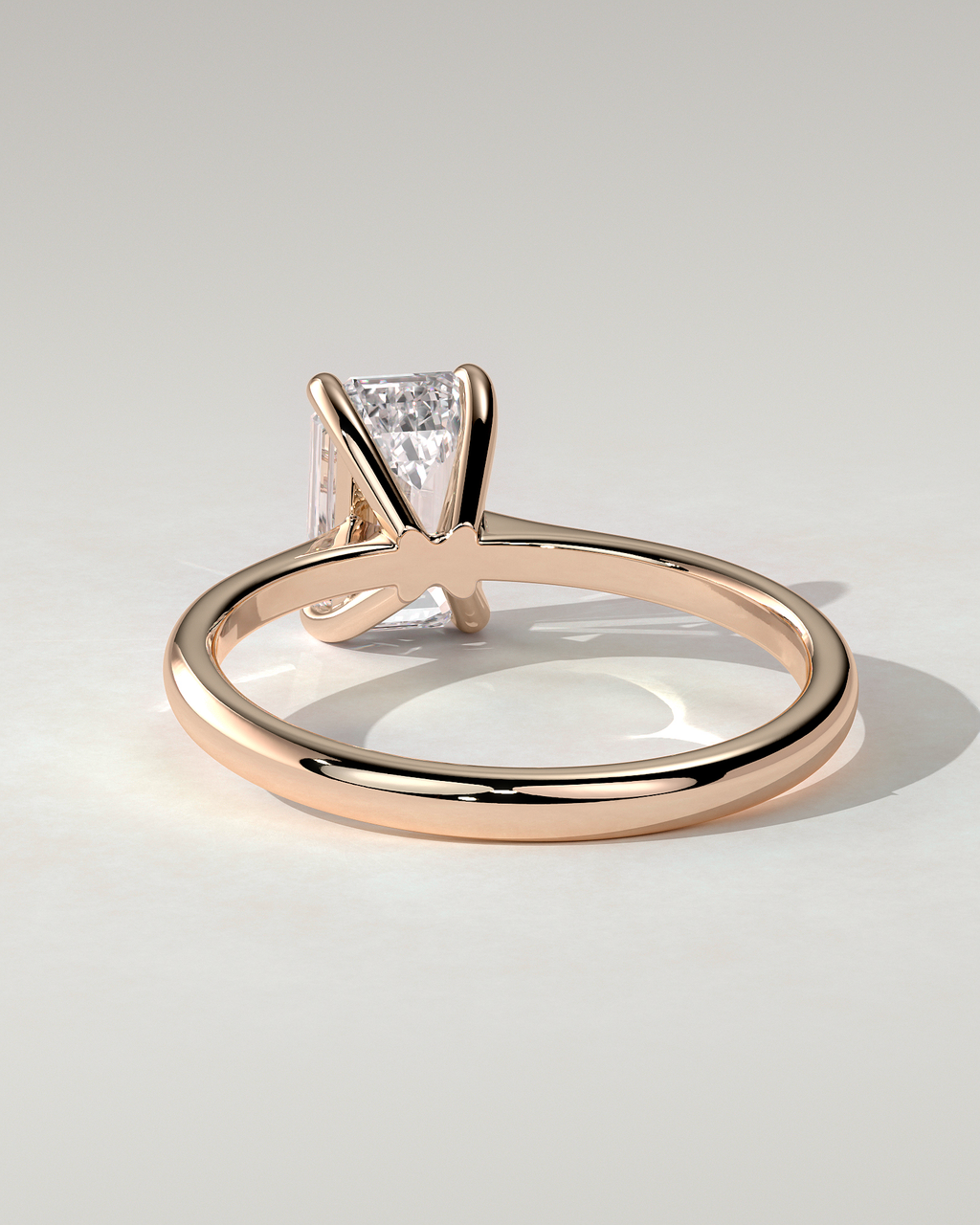 Freya Solitaire Emerald Ring