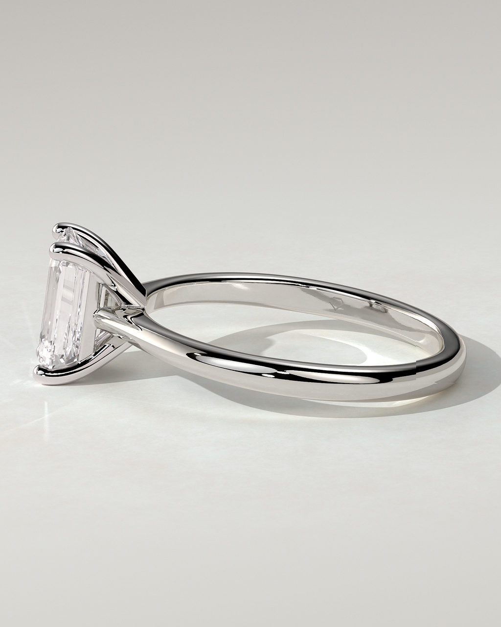 Freya Solitaire Emerald Ring