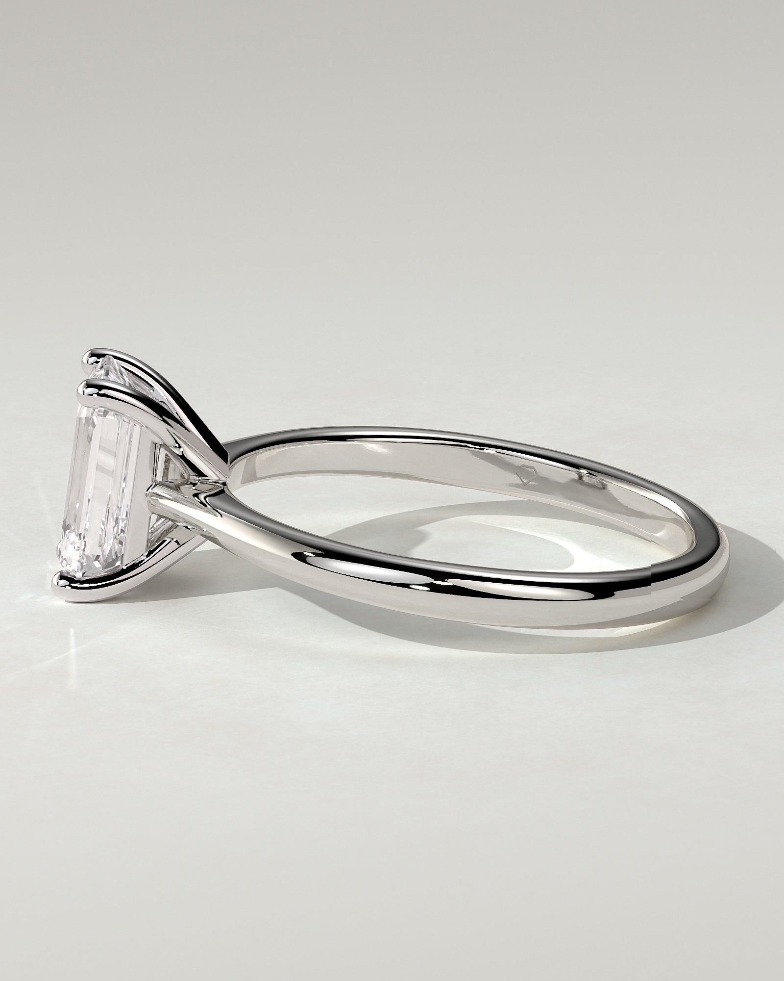Freya Solitaire Emerald Ring