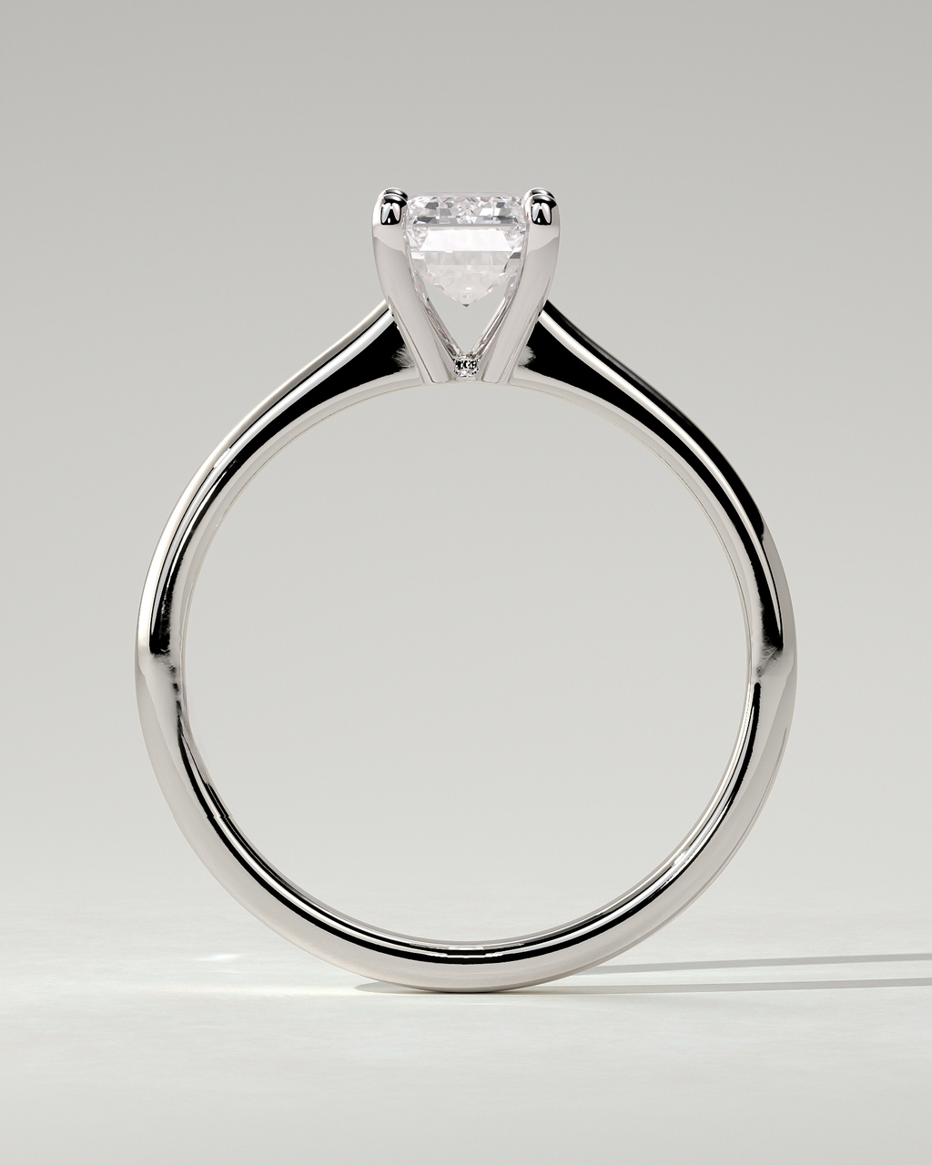 Freya Solitaire Emerald Ring
