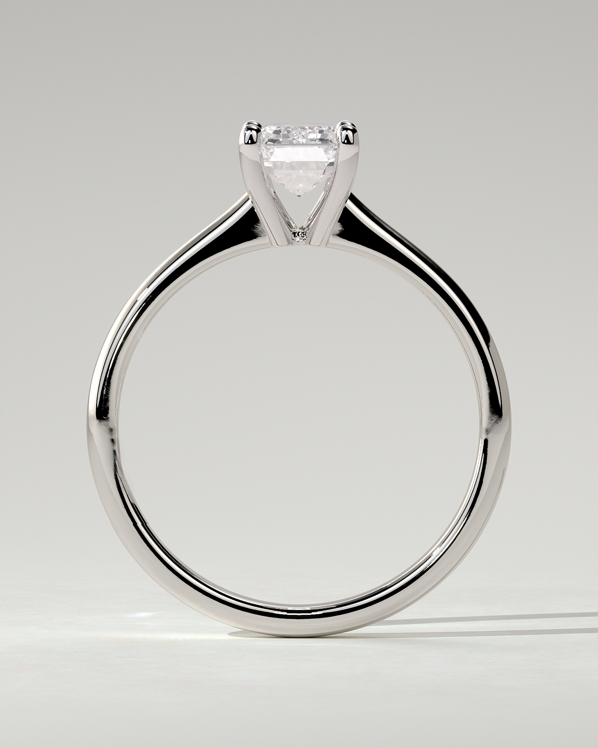 Freya Solitaire Emerald Ring