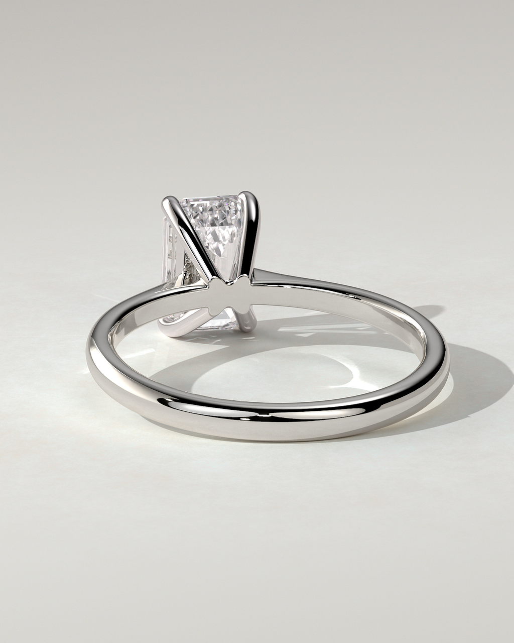 Freya Solitaire Emerald Ring