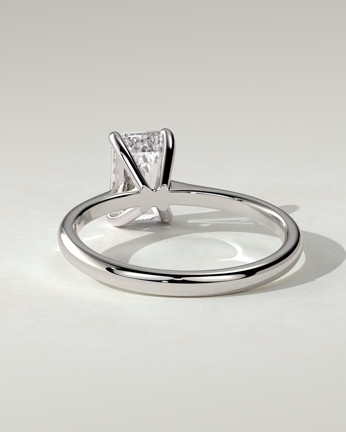 Freya Solitaire Emerald Ring