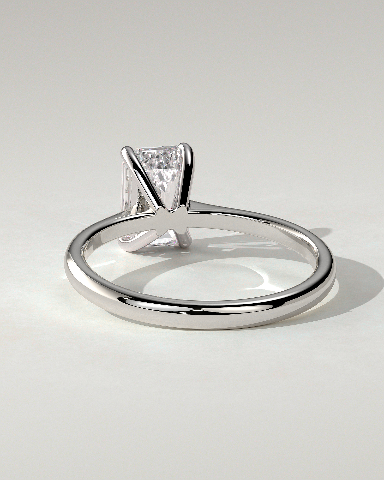Freya Solitaire Emerald Ring