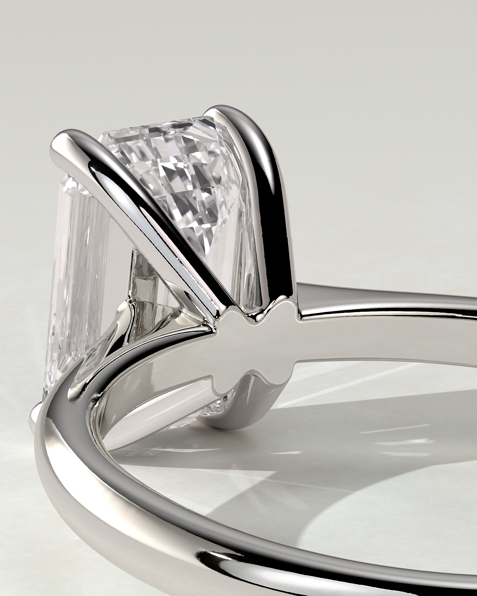 Freya Solitaire Emerald Ring