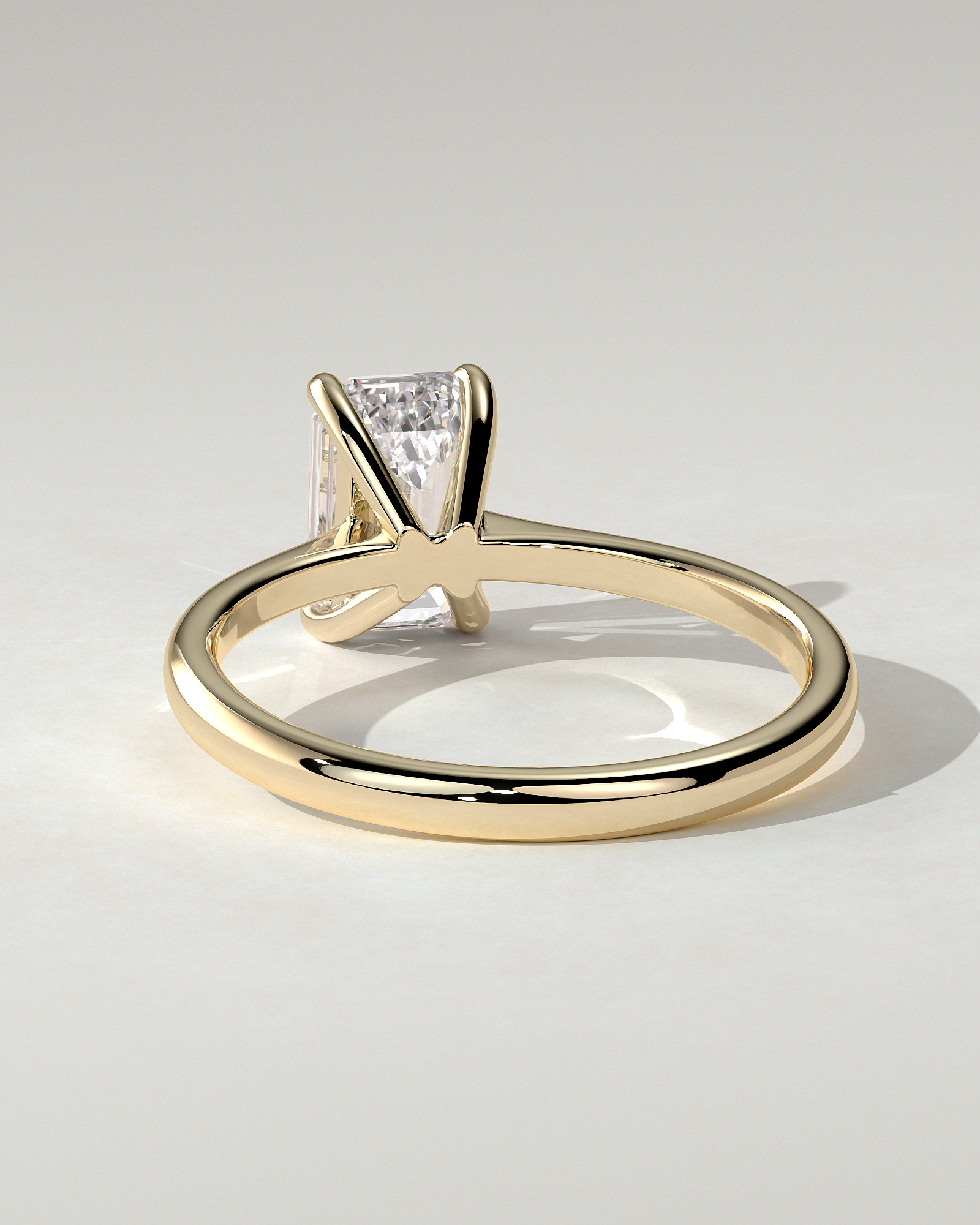 Freya Solitaire Emerald Ring