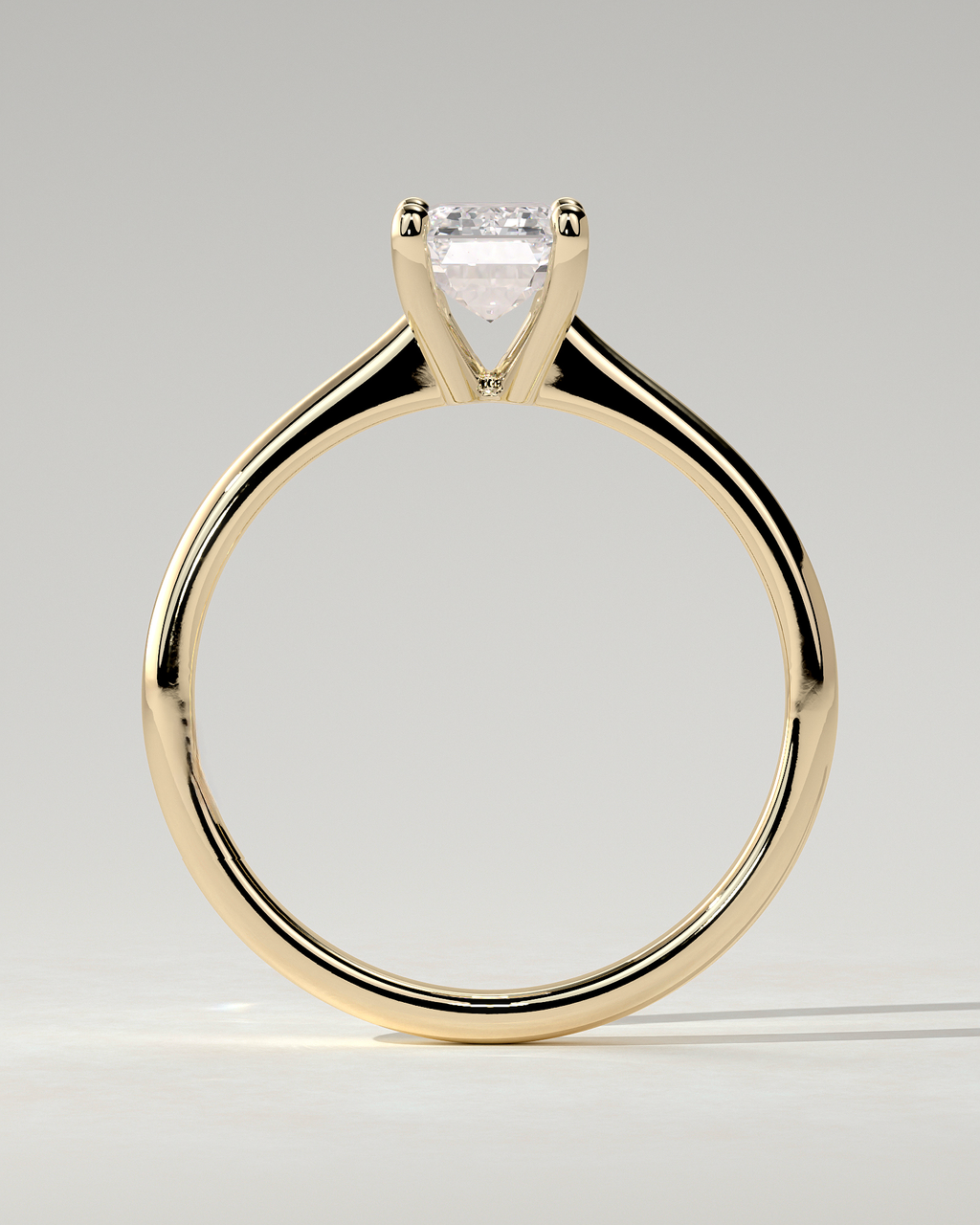 Freya Solitaire Emerald Ring