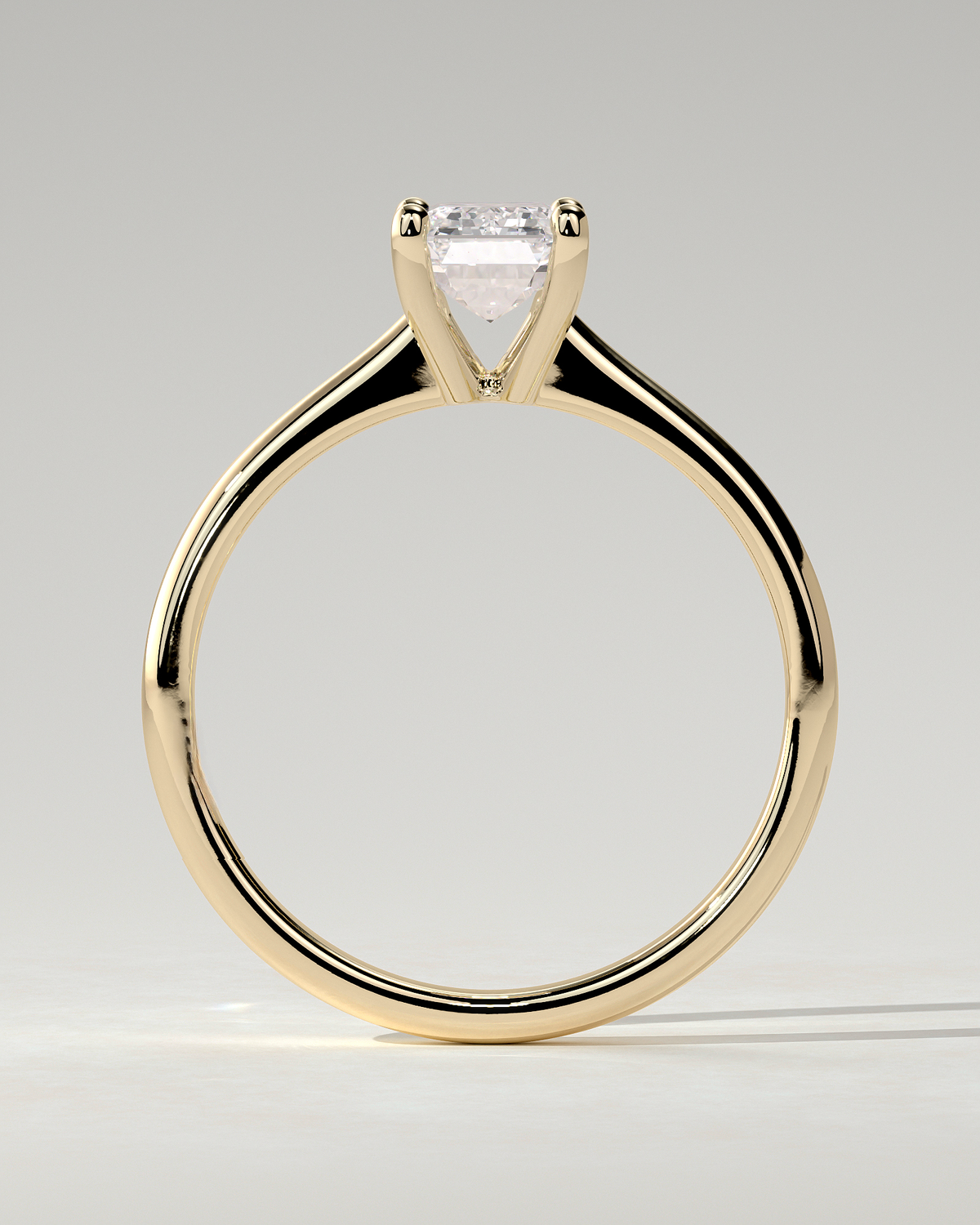 Freya Solitaire Emerald Ring