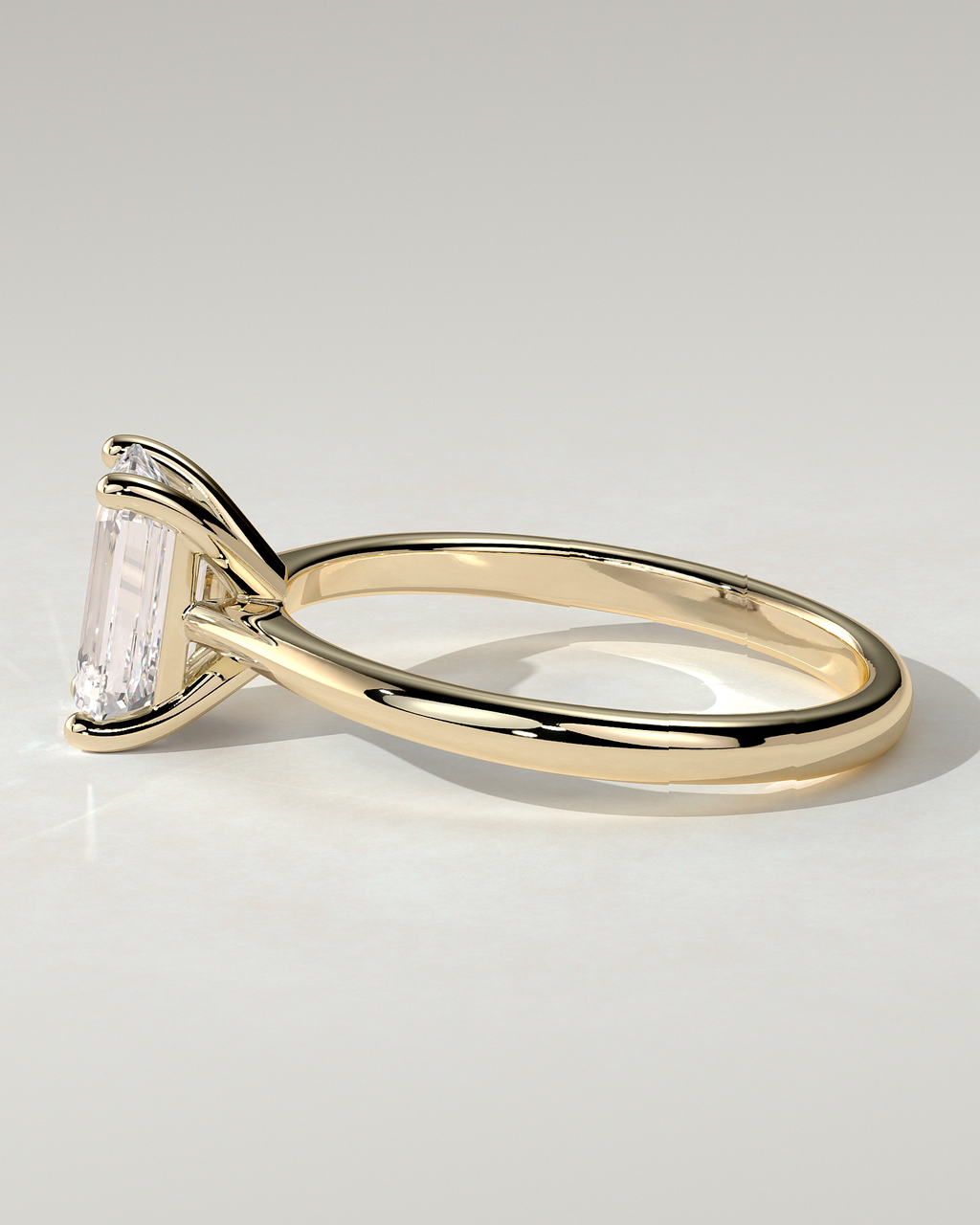 Freya Solitaire Emerald Ring