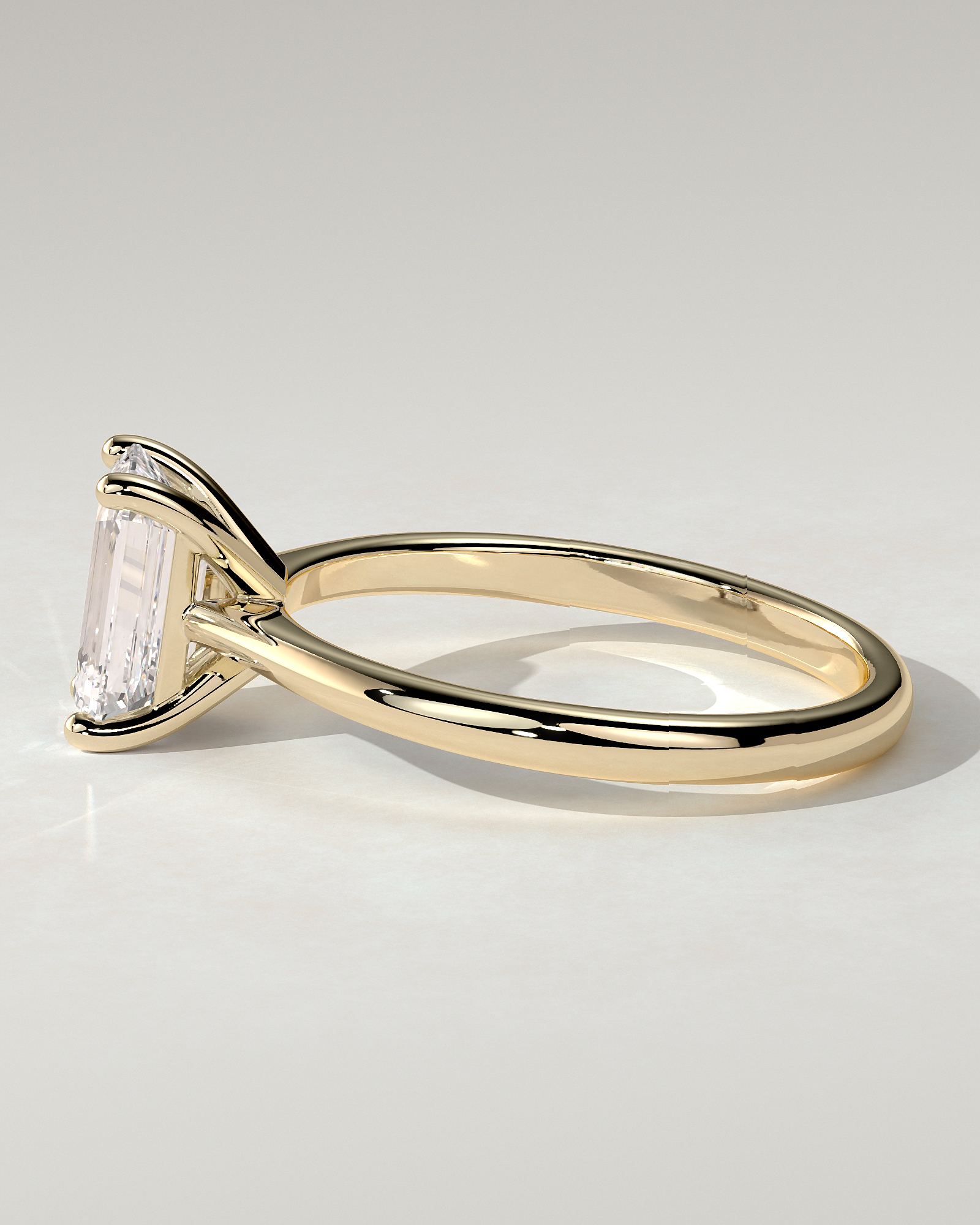 Freya Solitaire Emerald Ring