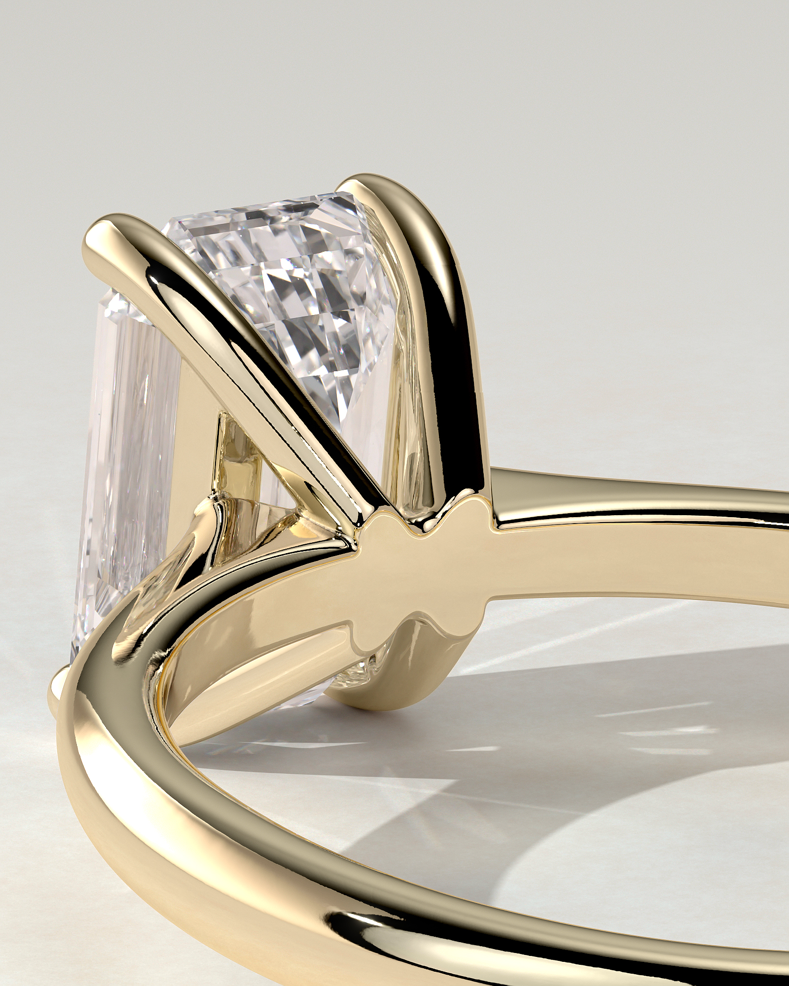 Freya Solitaire Emerald Ring