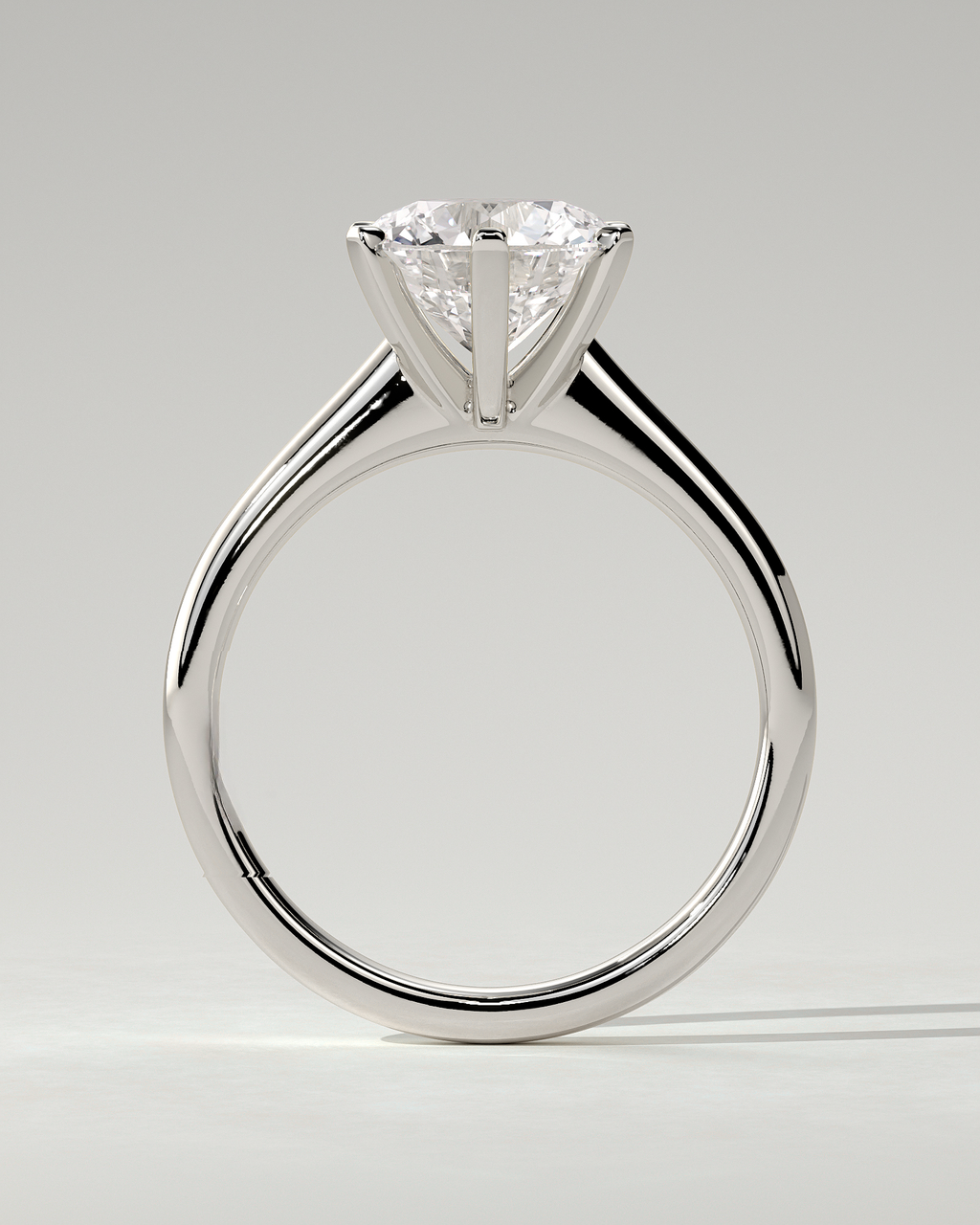 Gabrielle Solitaire Round Ring