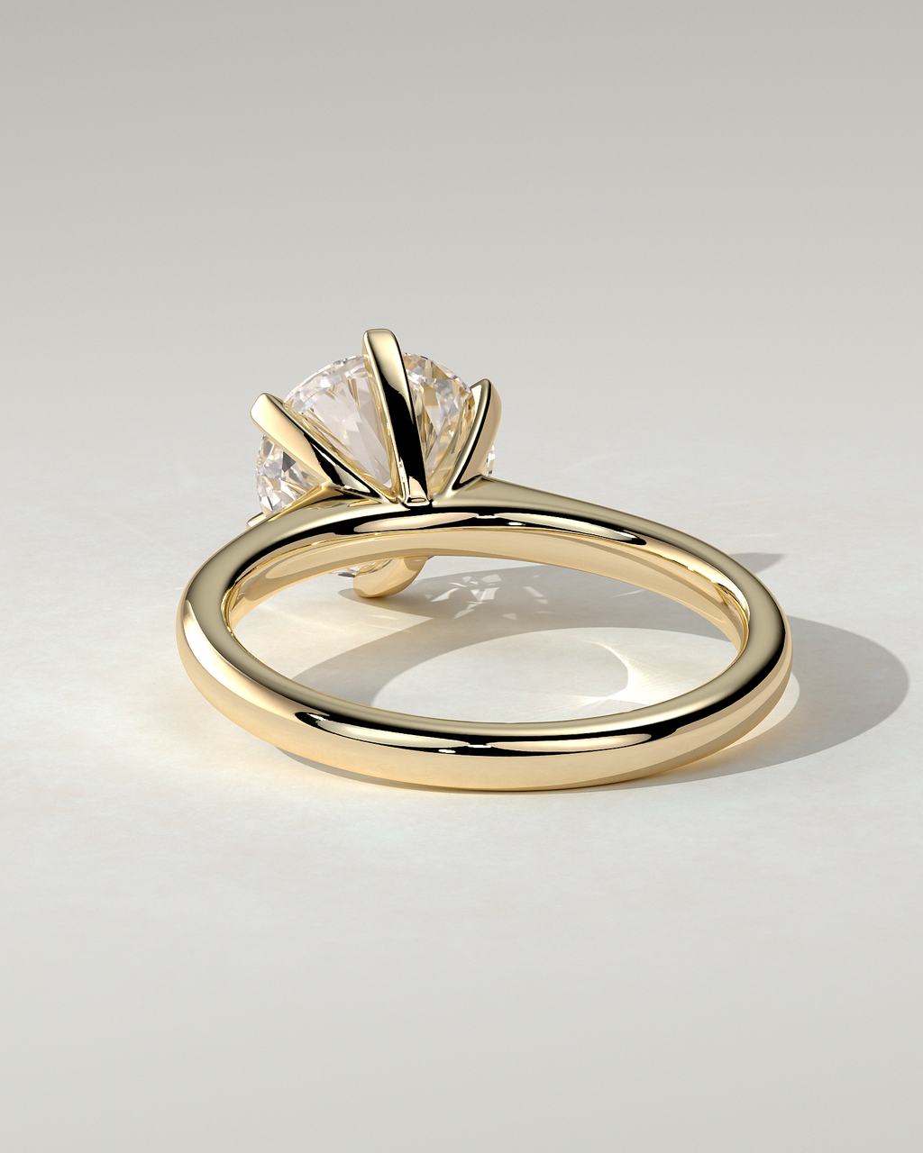 Gabrielle Solitaire Round Ring