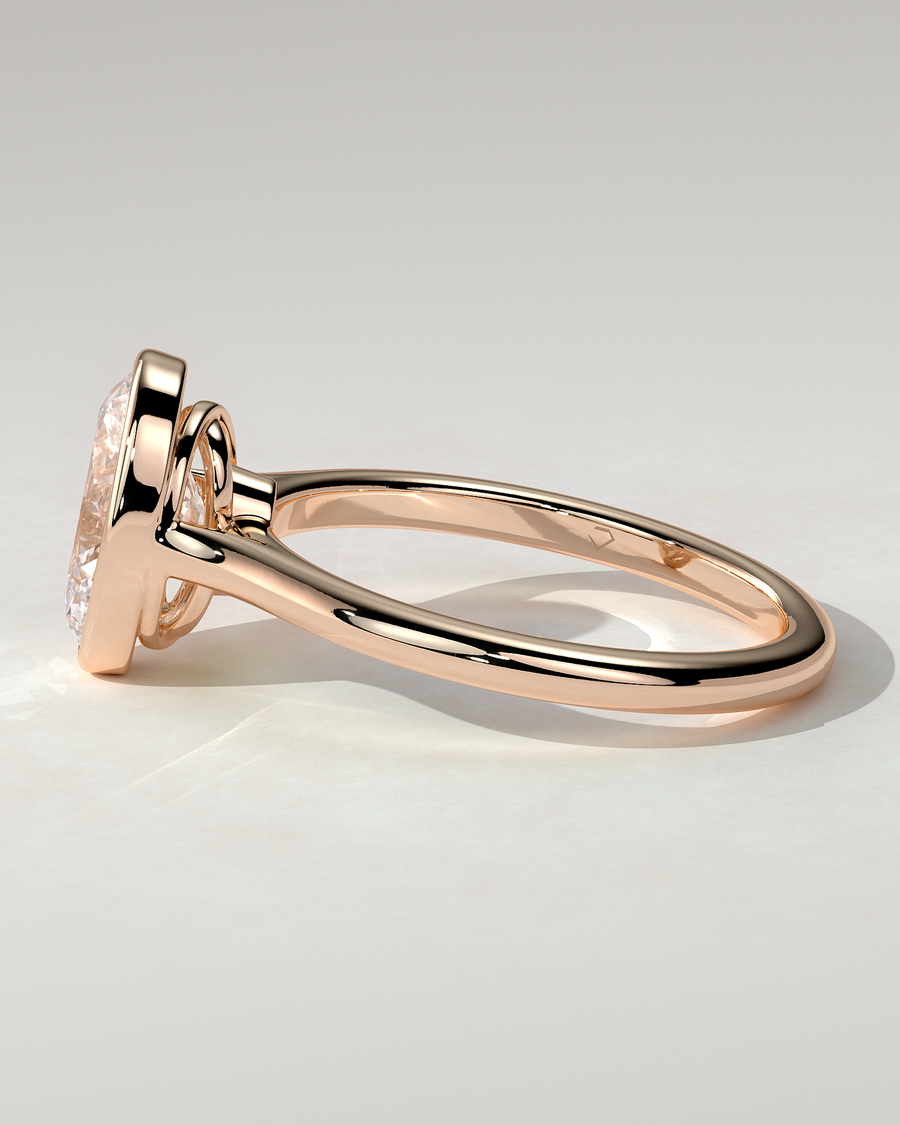 Gemma Bezel Round Ring