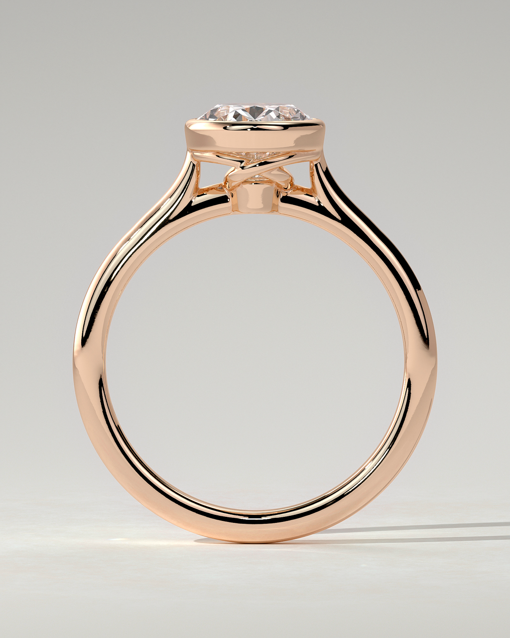 Gemma Bezel Round Ring