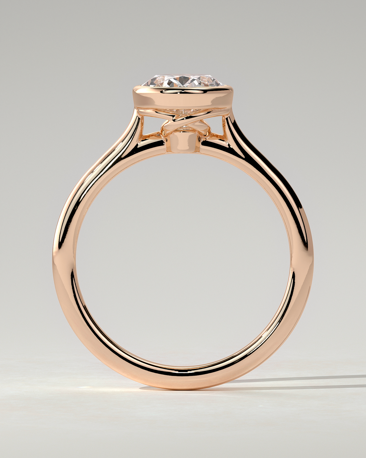 Gemma Bezel Round Ring
