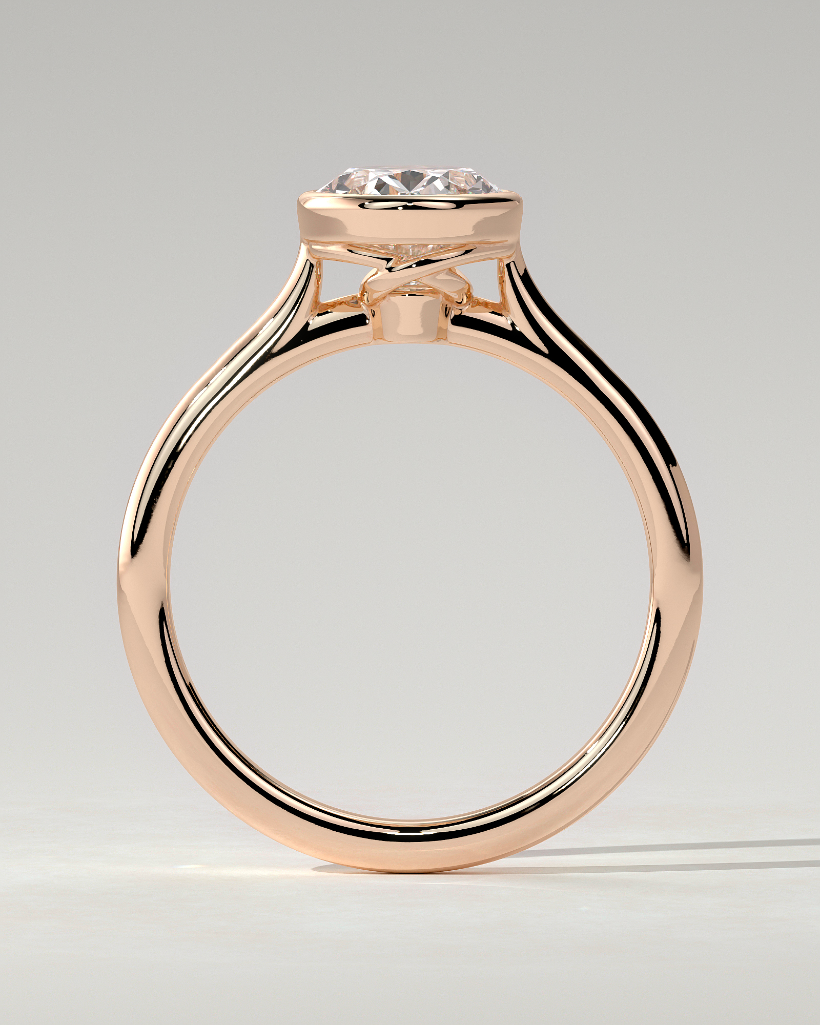 Gemma Bezel Round Ring