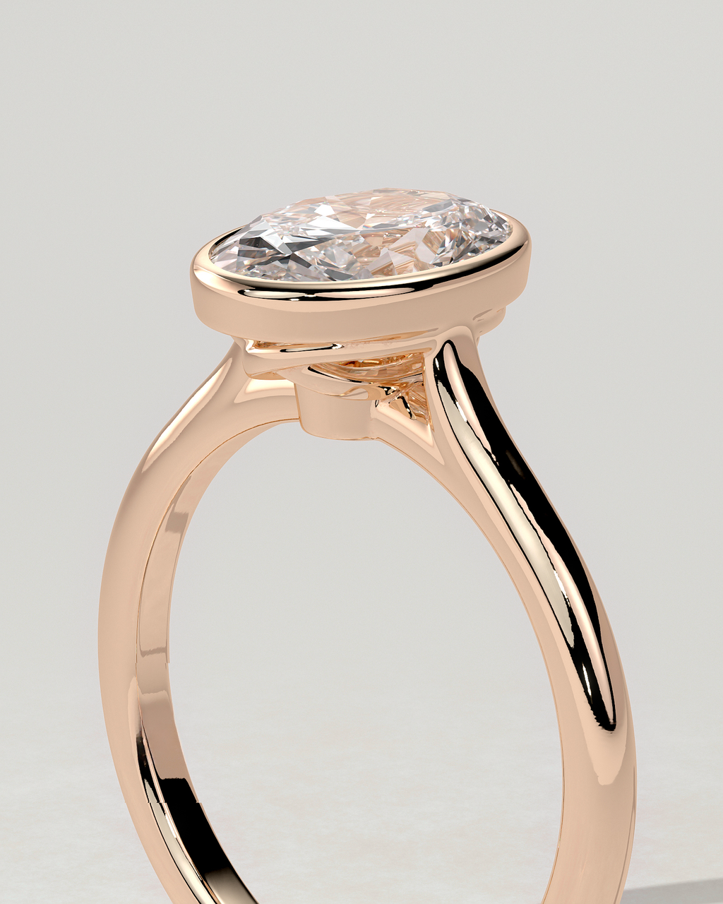 Gemma Bezel Round Ring