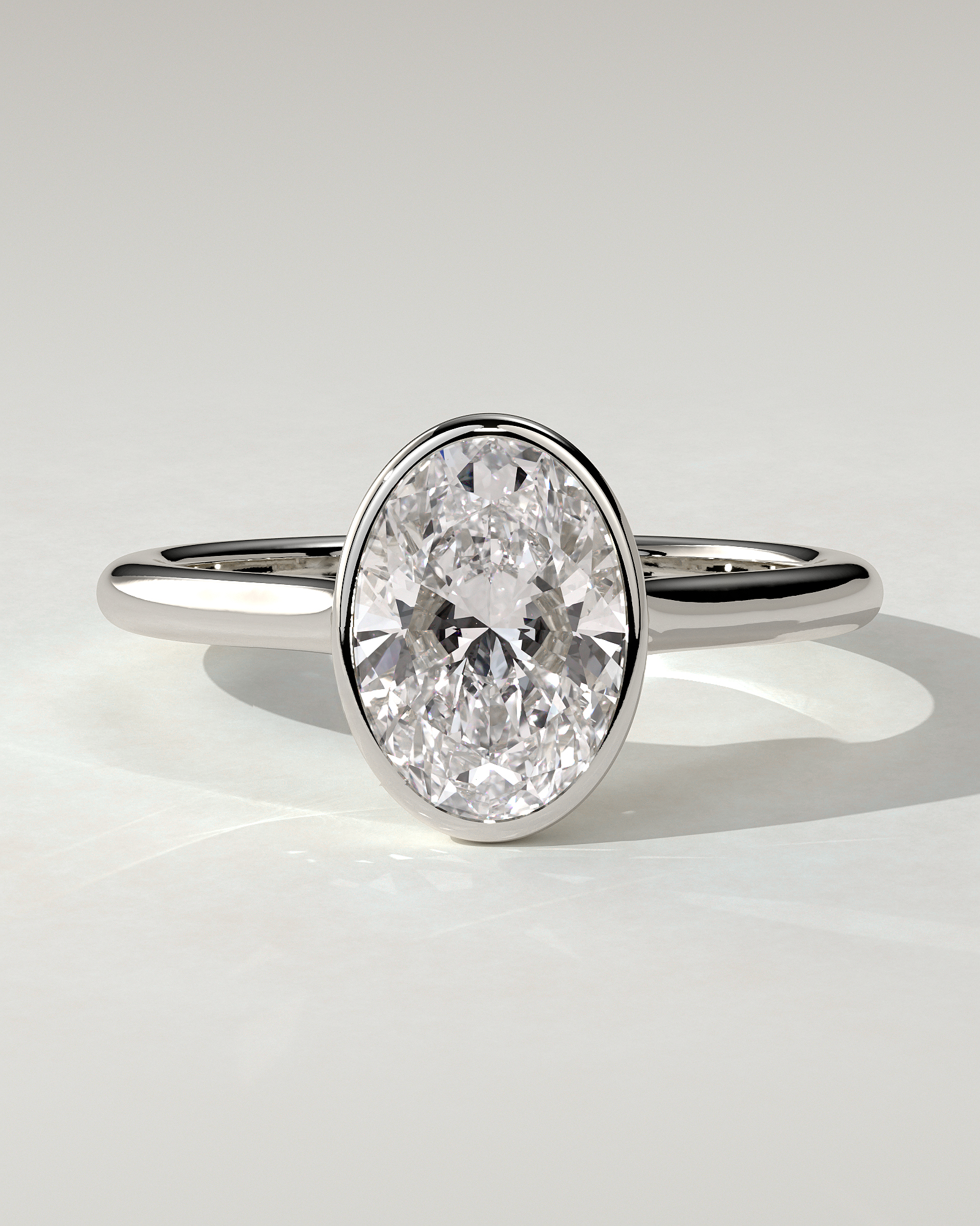 Gemma Bezel Round Ring