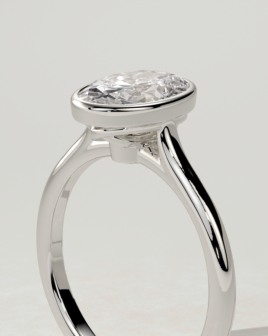 Gemma Bezel Round Ring