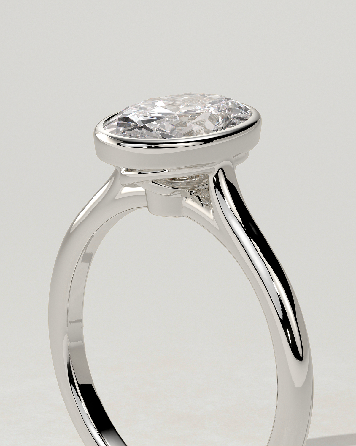 Gemma Bezel Round Ring