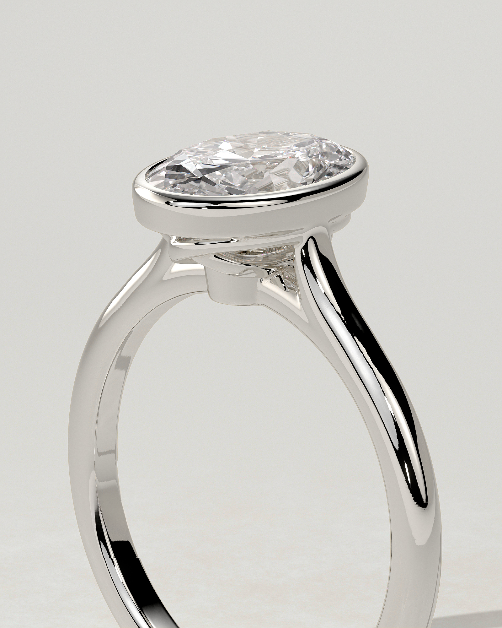 Gemma Bezel Round Ring