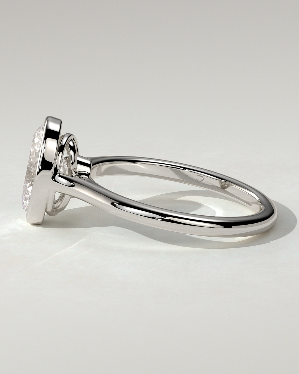 Gemma Bezel Round Ring