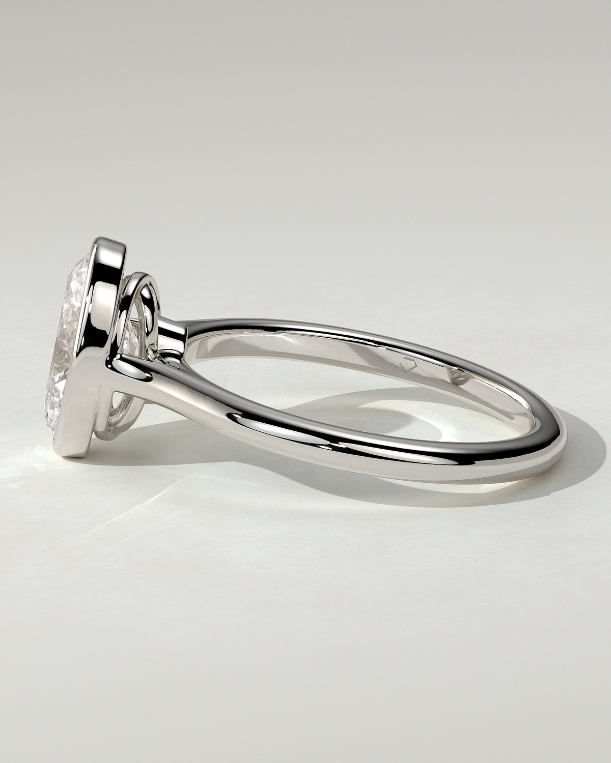 Gemma Bezel Round Ring