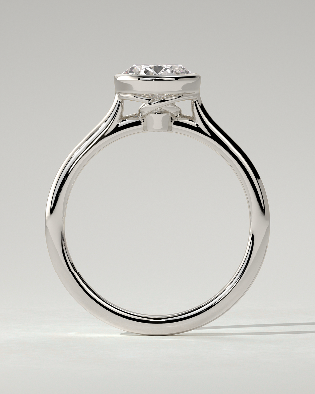 Gemma Bezel Round Ring