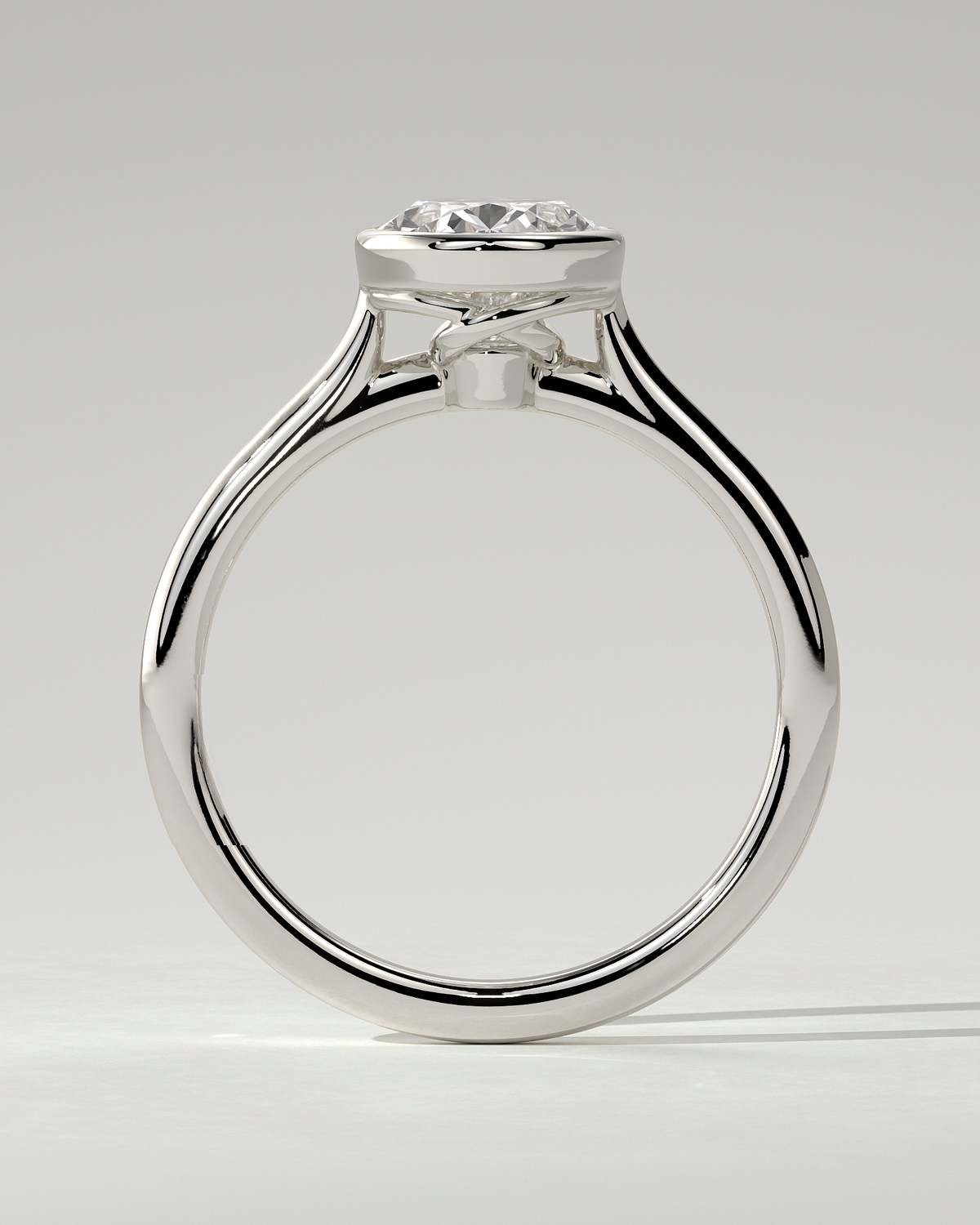 Gemma Bezel Round Ring