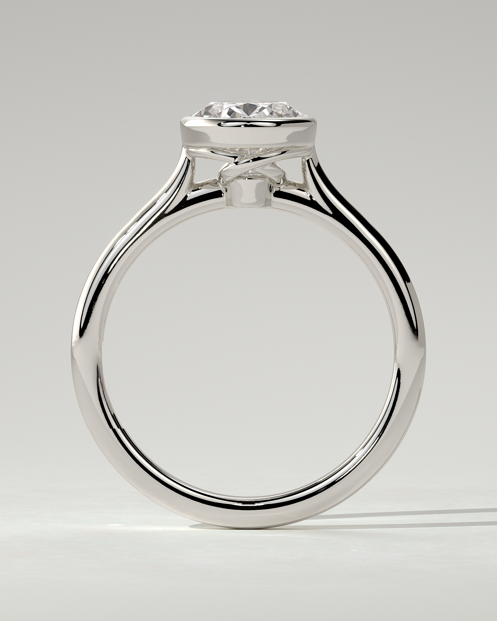 Gemma Bezel Round Ring