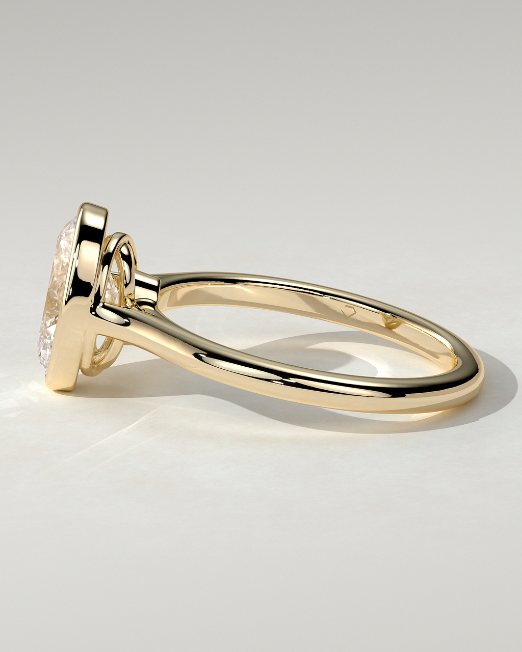 Gemma Bezel Round Ring