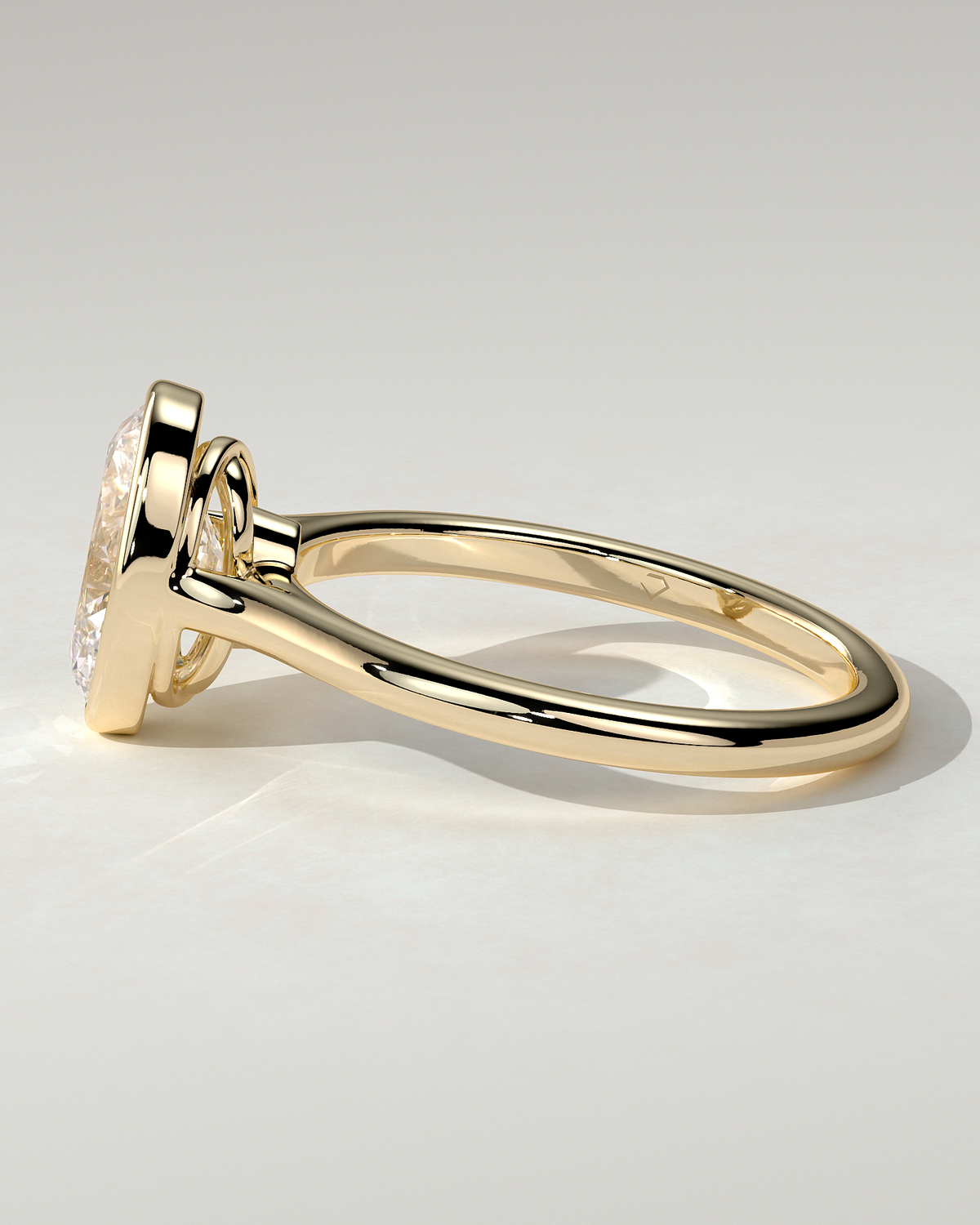 Gemma Bezel Round Ring