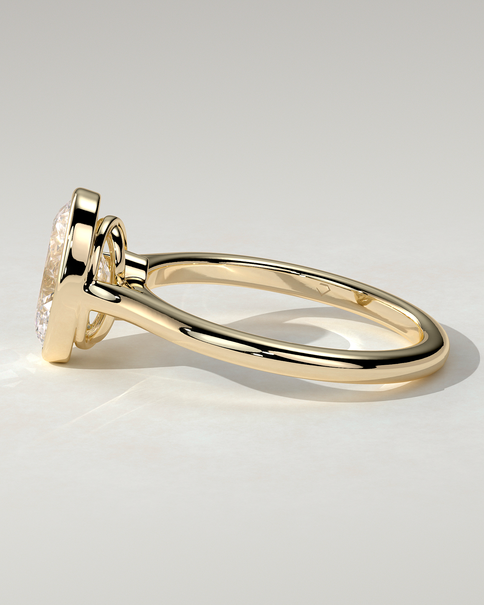 Gemma Bezel Round Ring