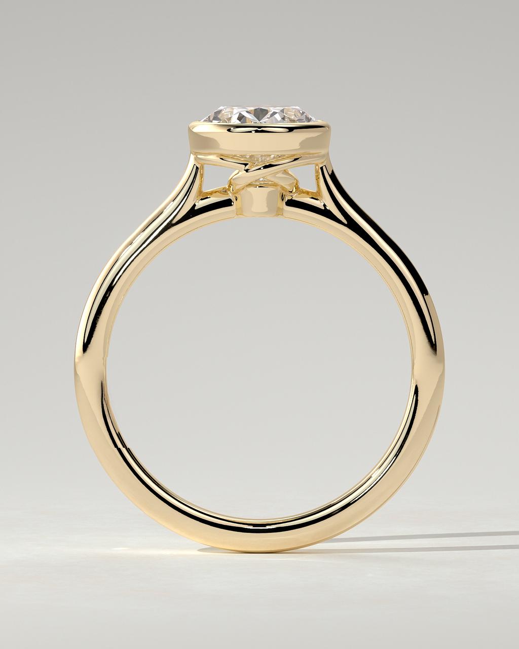 Gemma Bezel Round Ring