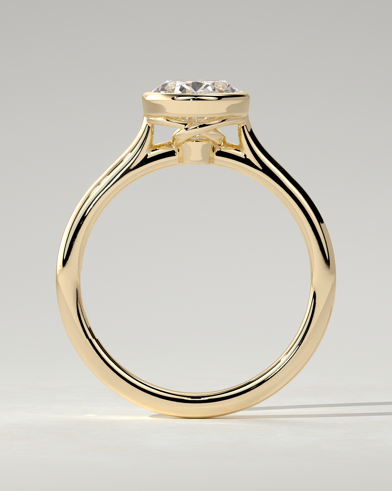 Gemma Bezel Round Ring